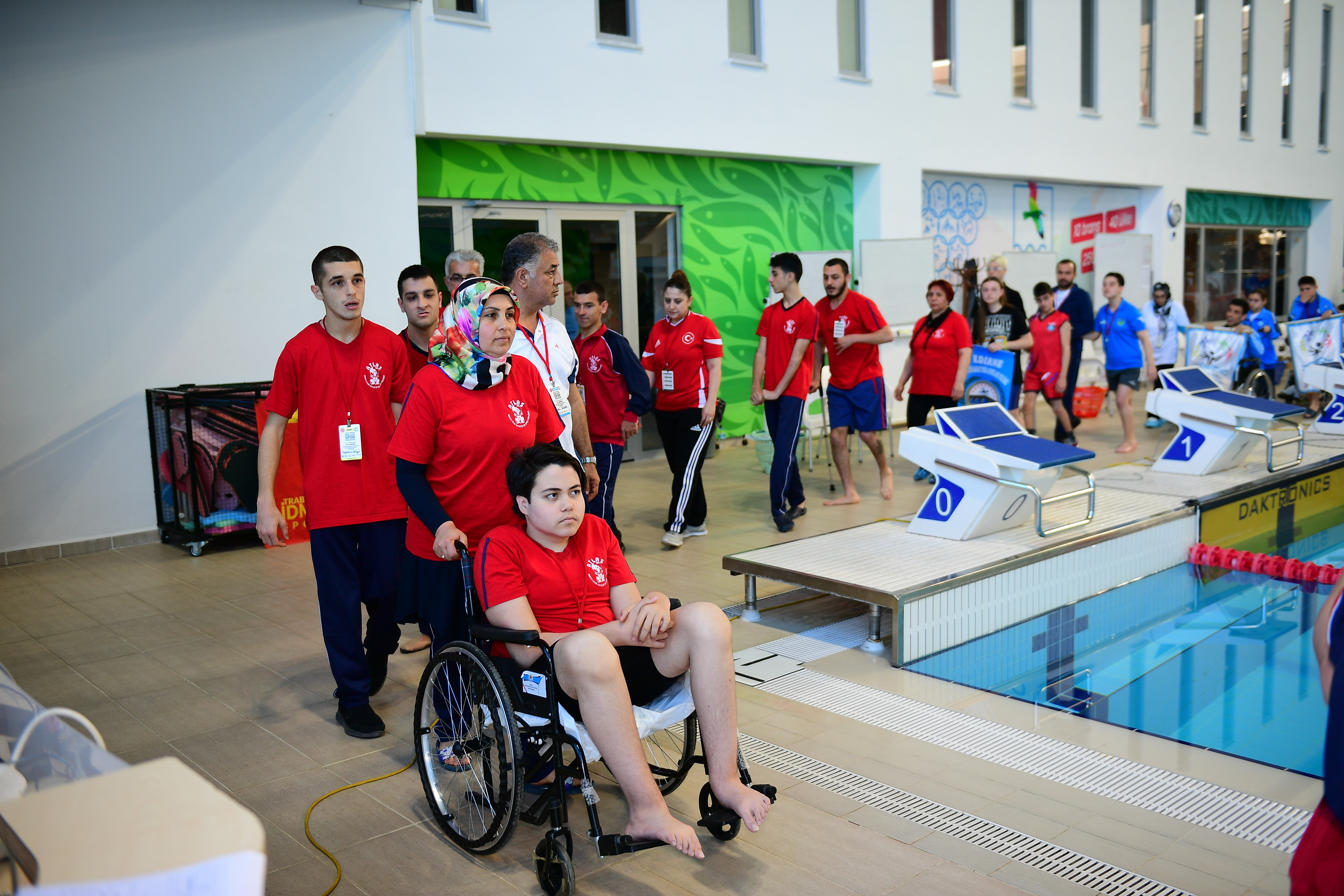 bedensel engelliler yüzme şampiyonası